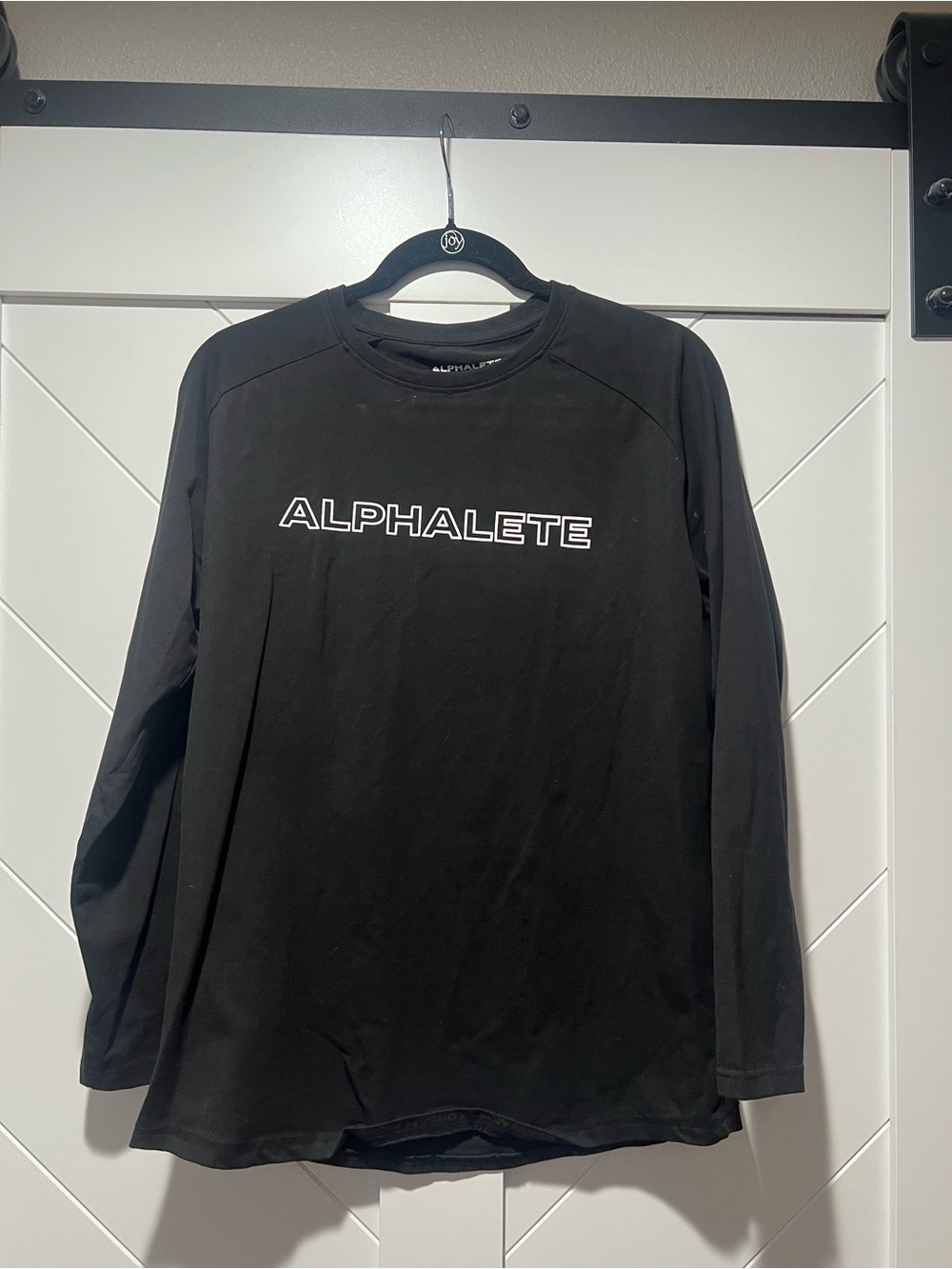 Alphalete Black Long Sleeve Performance Tee